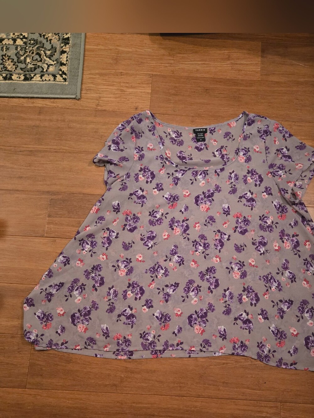Torrid Size 0 Sheer Blouse